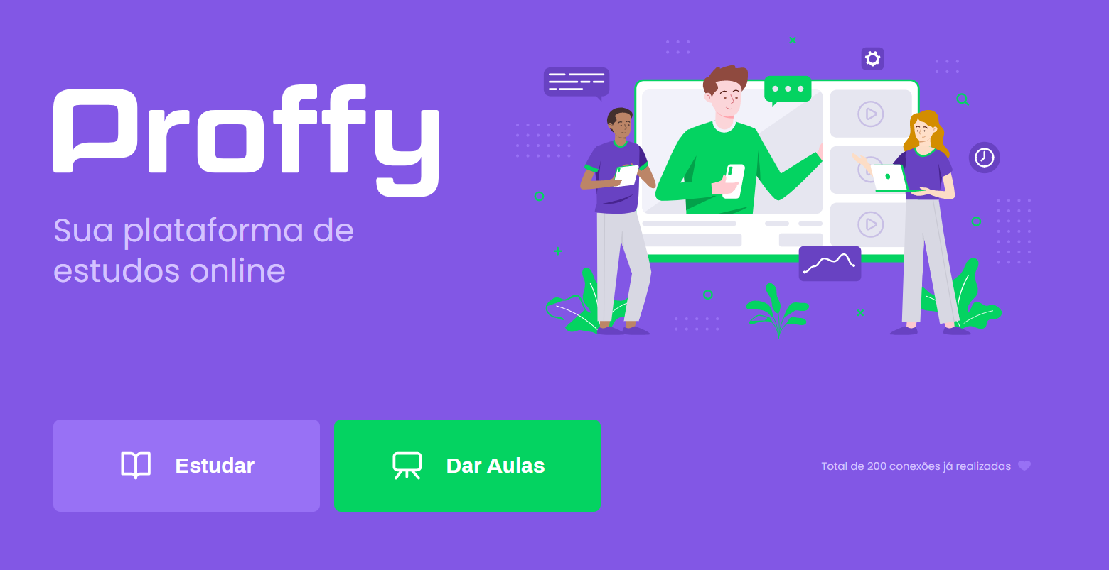 Proffy - plataforma de estudos